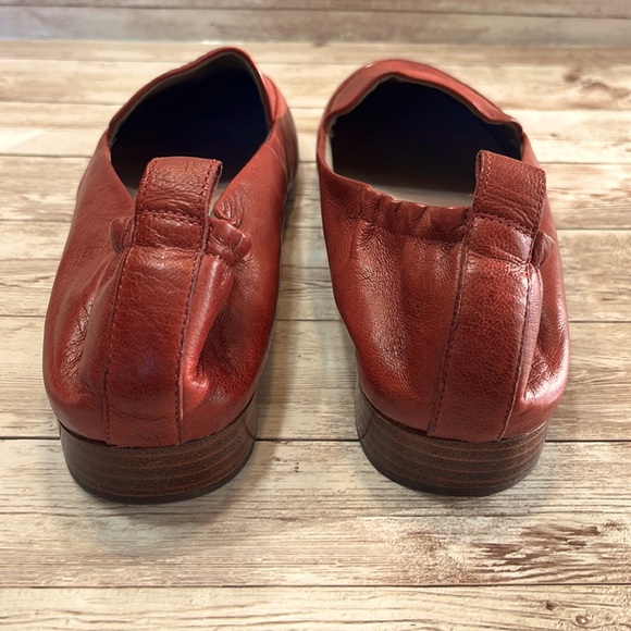 abeo Biosystem Jean II Red leather Flats Size 8N - Picture 4 of 11